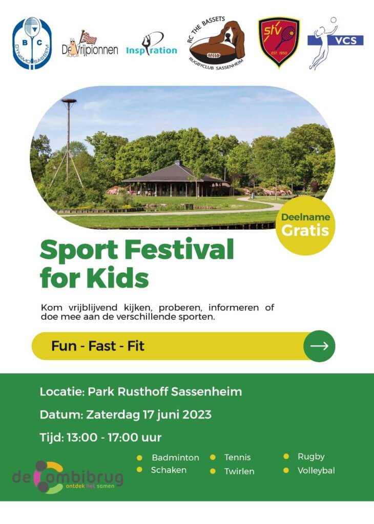 Verenigingsdag Sport Festival for Kids 17 juni